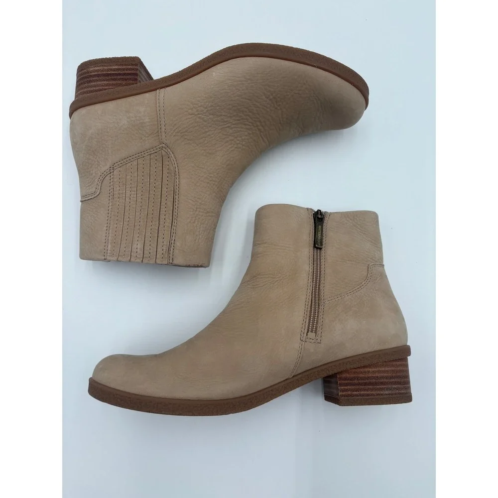 Dansko‎ Daisie Waterproof Chelsea Boots EU 41 Tan Nubuck Womens 10–10.5